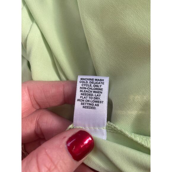 Cato Light Green Stretch Pullover Top, Size L - Picture 6 of 7